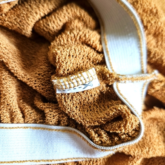 Zara Mustard Yellow Knit Blouse - Picture 10 of 13